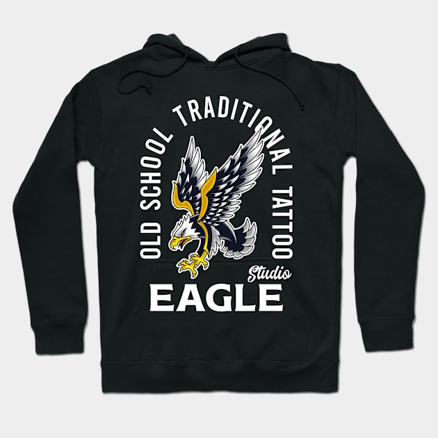 OLD SCHOOL TRADITIONAL TATTOO Hoodie by KANDIM'S Studio